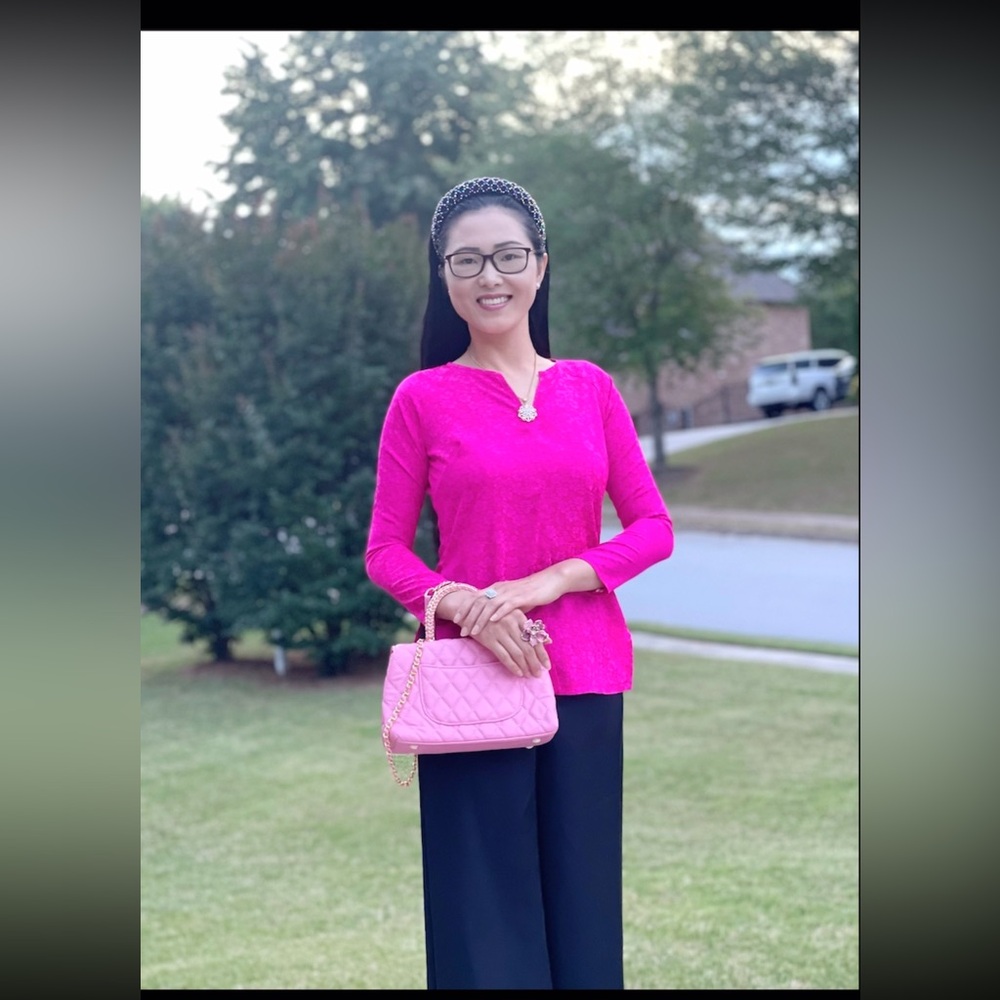 Ao ba ba 3 Vietnamese southern traditional top, new pink beautiful m medium 2 🎁